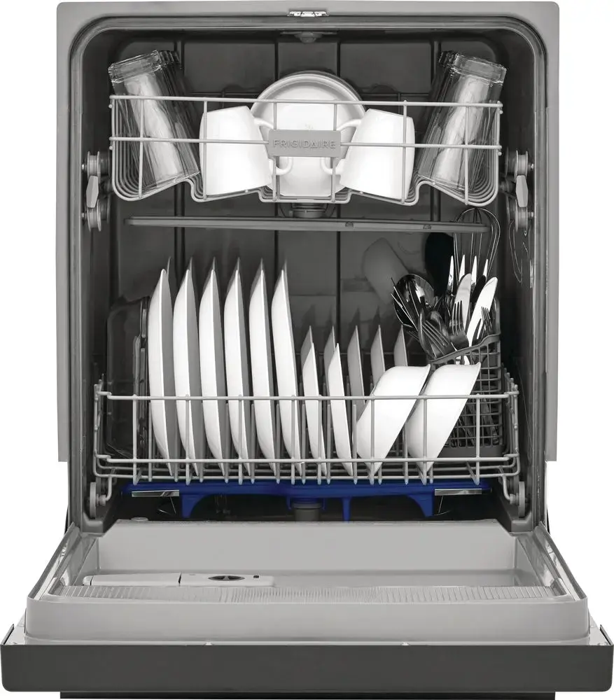 Alt View 19. Frigidaire - Frigidaire 24" Front Control Built-In Dishwasher, 62dba - Stainless Steel.