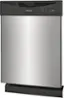 Left. Frigidaire - Frigidaire 24" Front Control Built-In Dishwasher, 62dba - Stainless Steel.