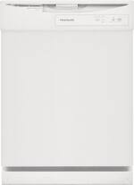Frigidaire - 24" Built-In Dishwasher - White - Front_Standard