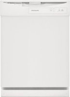 Frigidaire 24" Front Control Built-In Dishwasher, 62dba - White - Front_Zoom
