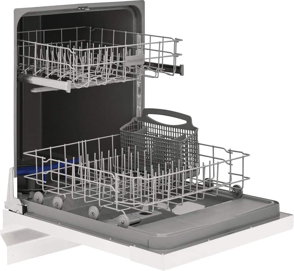 Alt View 13. Frigidaire - Frigidaire 24" Front Control Built-In Dishwasher, 62dba - White.