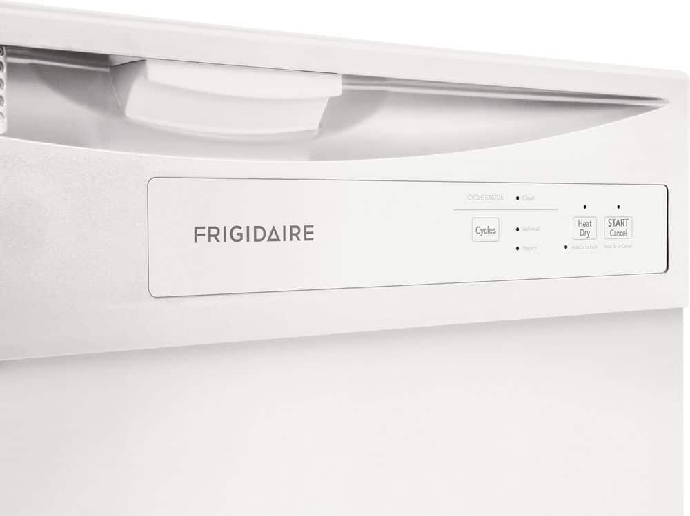 Alt View 17. Frigidaire - Frigidaire 24" Front Control Built-In Dishwasher, 62dba - White.