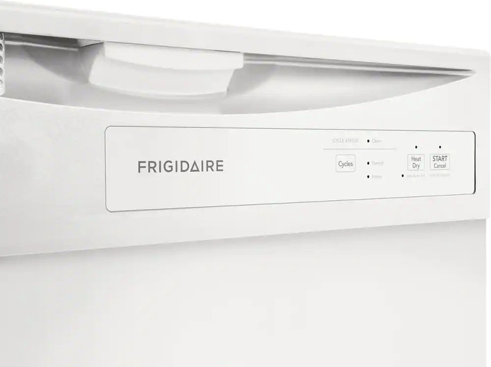 Alt View 17. Frigidaire - Frigidaire 24" Front Control Built-In Dishwasher, 62dba - White.