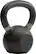 Angle. Tru Grit - 15-lb Cast Iron Kettlebell - Black.