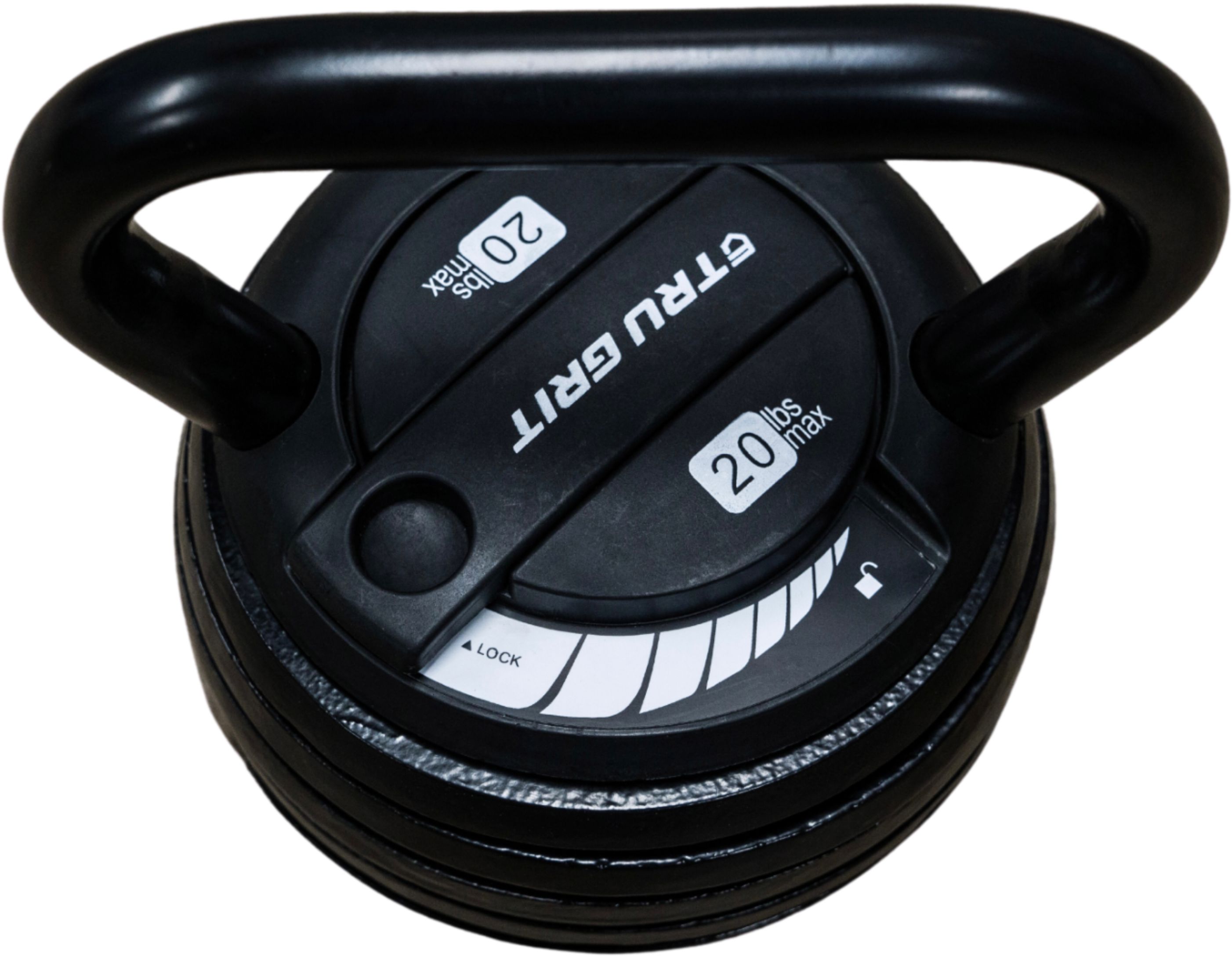 Best Buy: Tru Grit 20-lb Adjustable Kettlebell Black KTTL1000