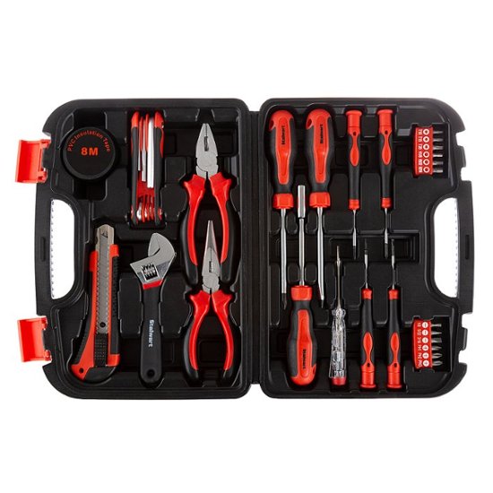 Stalwart 32 Piece Tool Kit with Carrying CaseHeat Treated Steel