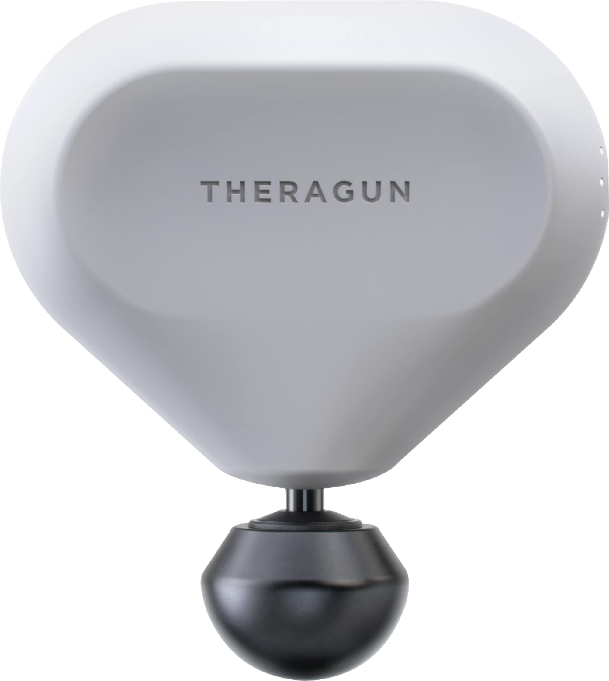 Angle View: Therabody - Theragun mini Handheld Percussive Massage Device (Latest Model) with Travel Pouch - White
