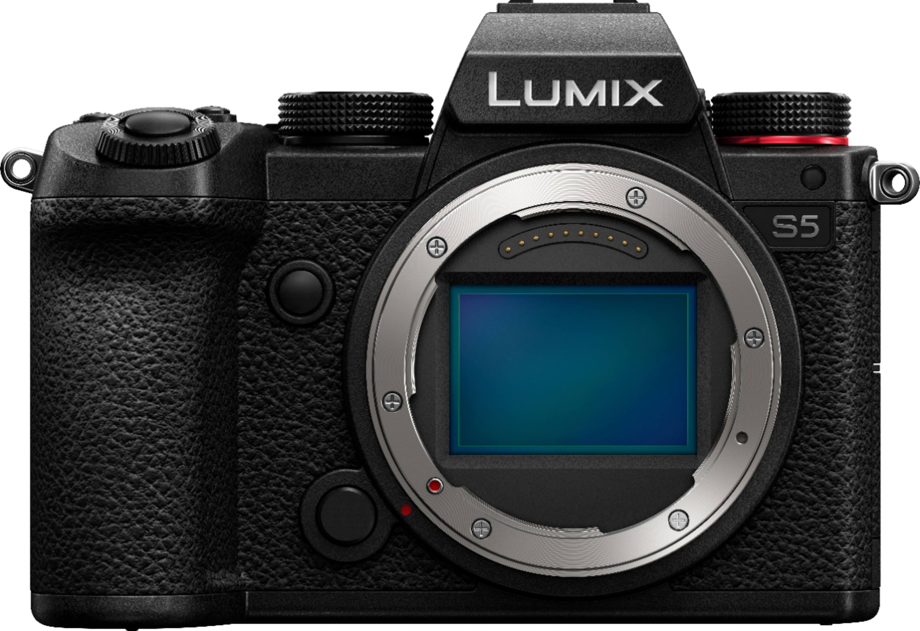 Panasonic - LUMIX S5 Mirrorless Camera Body - DC-S5BODY - Black