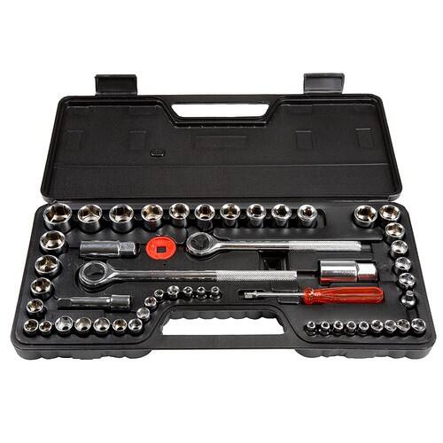 Stalwart 52 Piece 1/4, 3/8 and 1/2 Drive Socket Set SAE and Metric-Alt_View_Standard_11 
