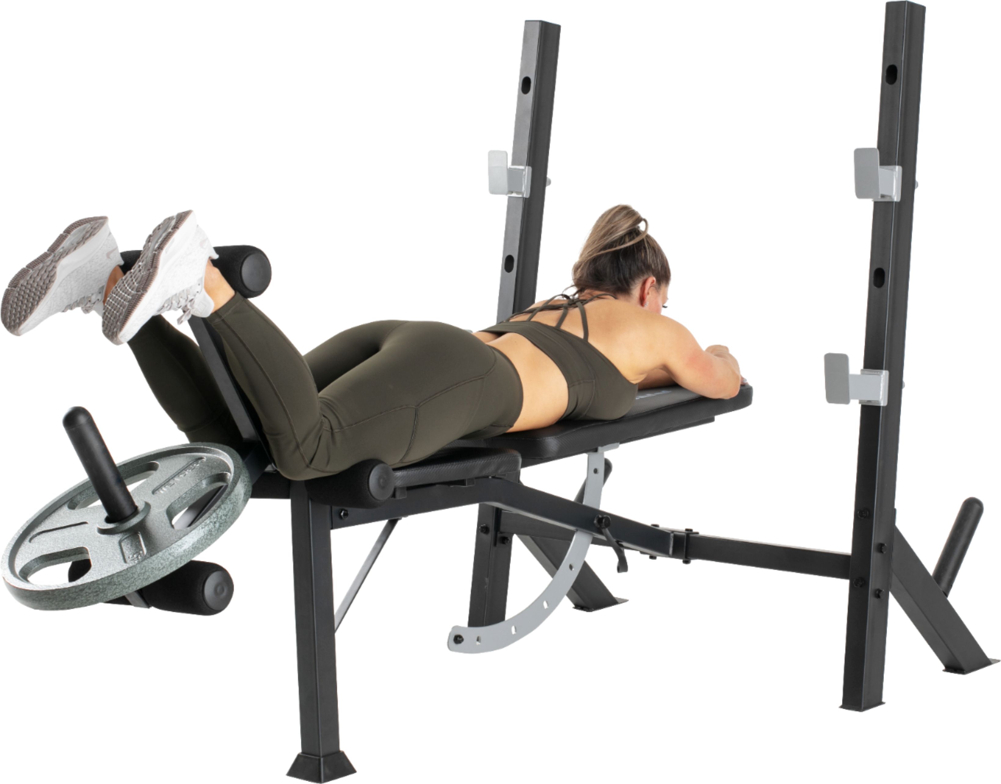 Pro Form Sport Olympic Rack Bench Pro Form Weight Lifting Home Gym Adjustable 