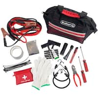 Fleming Supply Roadside Emergency Kit- 55 Pieces - Black, Red - Alt_View_Standard_11