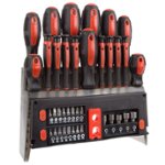 Alt View Zoom 11. Fleming Supply 39-Piece Screwdriver and Bit Set - Black, Red.