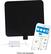 Angle. Winegard - PureTV Pro 60 - Indoor Smart Amplified HDTV Antenna + Integrated Channel Finder - Black and White.