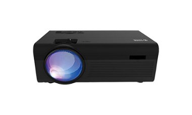 Core Innovations - 150” LCD Home Theater Projector - Black - Front_Zoom