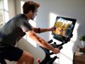 Alt View Zoom 12. NordicTrack Commercial S22i Studio Cycle with UPGRADED 22” HD Touchscreen & 30-Day iFIT Family Membership - Black.