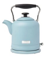 Haden - Highclere  1.5 L Electric Kettle Stainless Steel with Auto Shut -Off - Poole Blue - Angle_Zoom