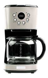 HADEN 12-Cup Programmable Coffee Maker with Strength Control and Timer - Putty - Front_Zoom