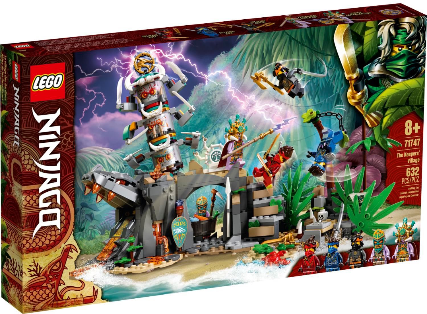 Left View: LEGO Ninjago The Keepers' Village 71747