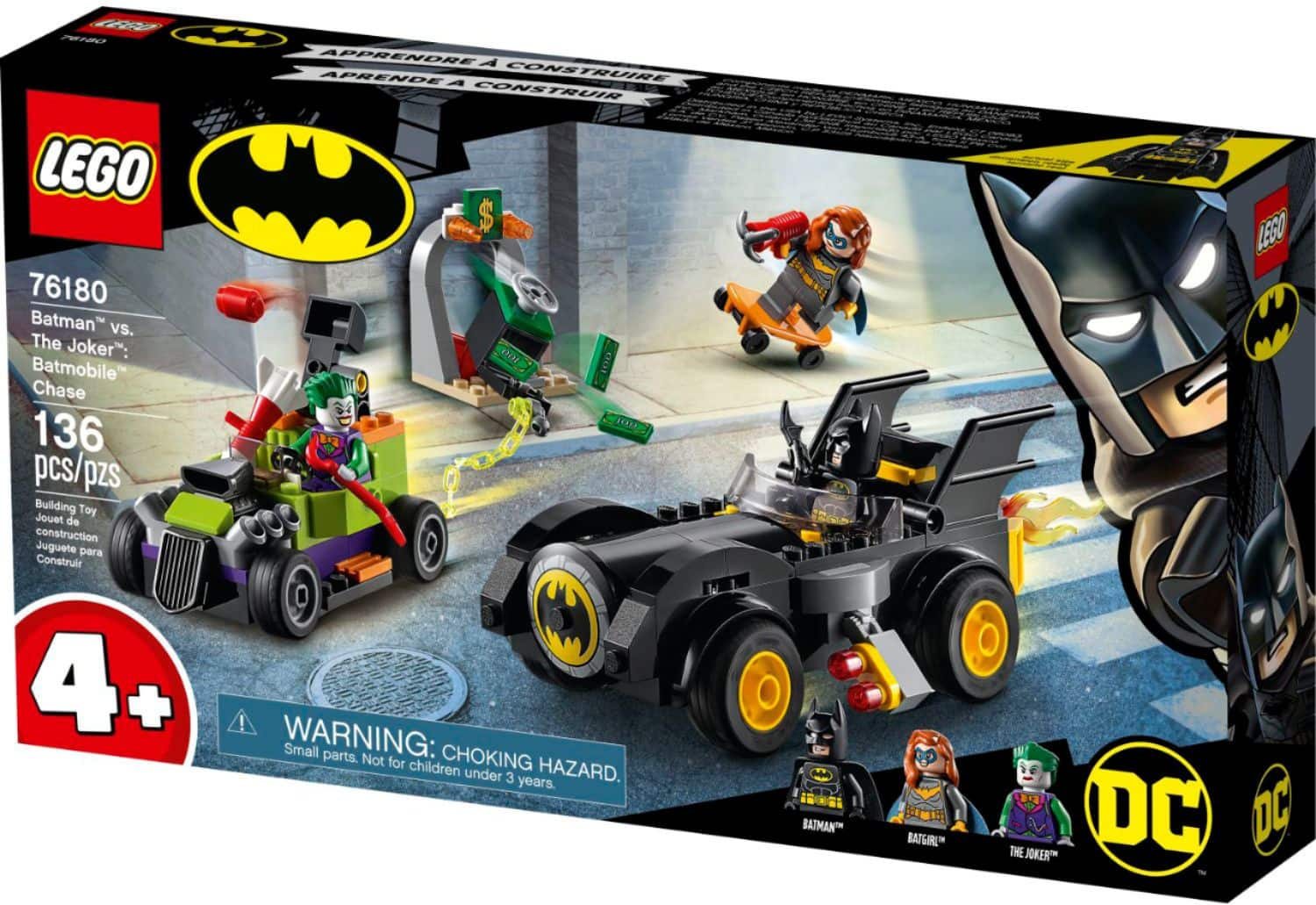 LEGO Super Heroes Batman vs. The Joker: Batmobile Chase 76180 6332635 -  Best Buy