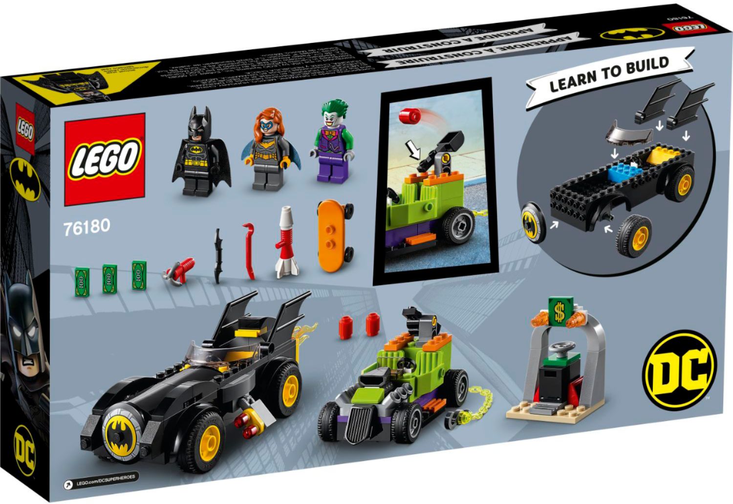 Best Buy: LEGO Super Heroes Batman vs. The Joker: Batmobile Chase 76180 ...