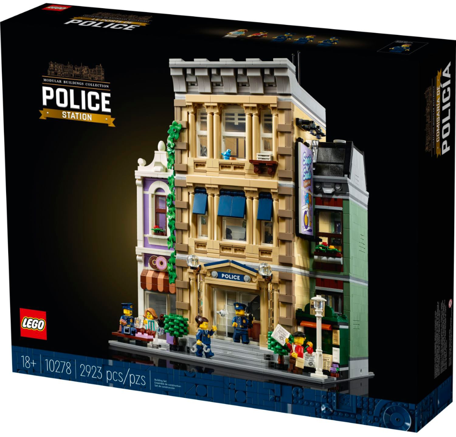 Angle View: LEGO - Icons Police Station 10278