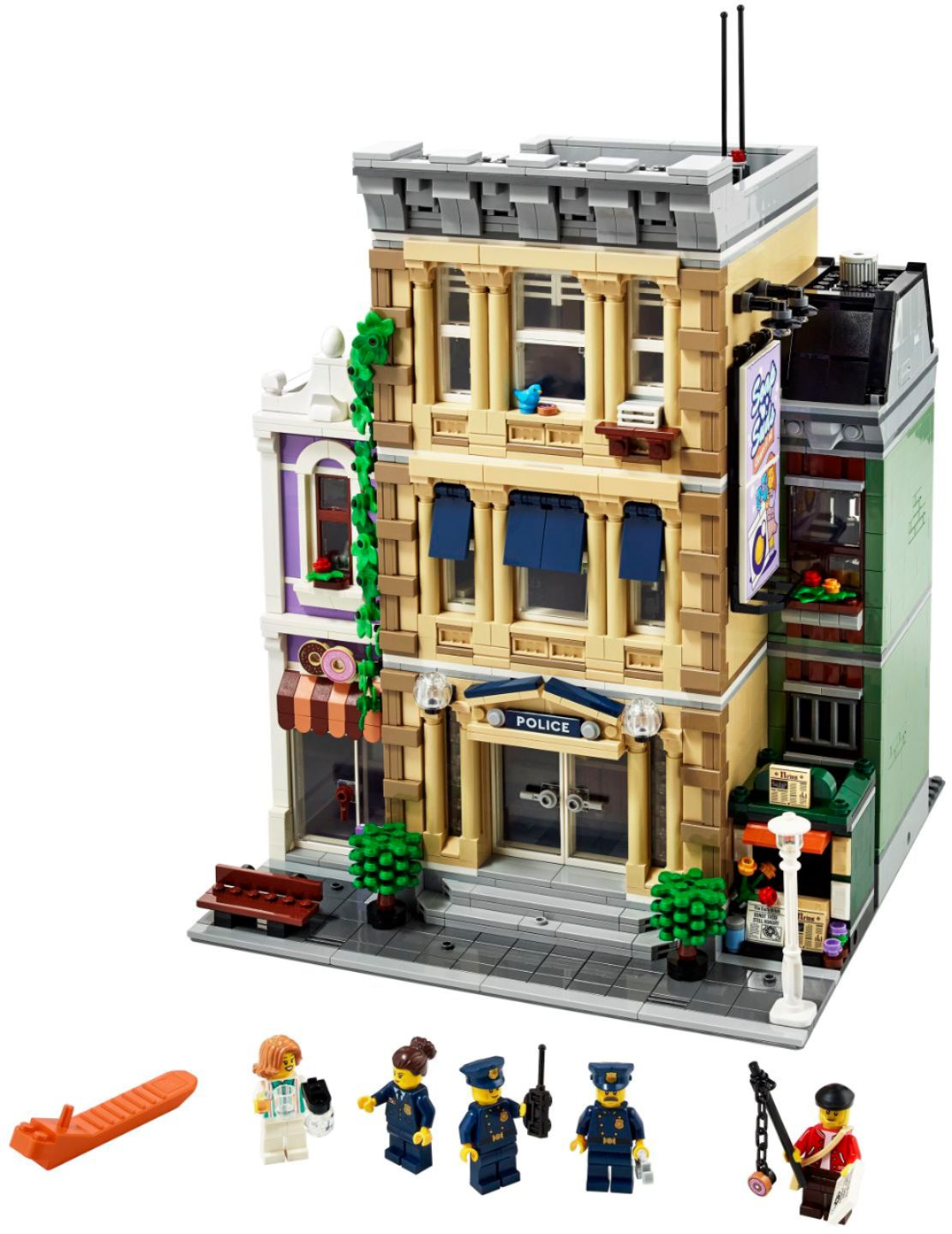 Underskrift Bryde igennem Trickle LEGO Icons Police Station 10278 6332914 - Best Buy