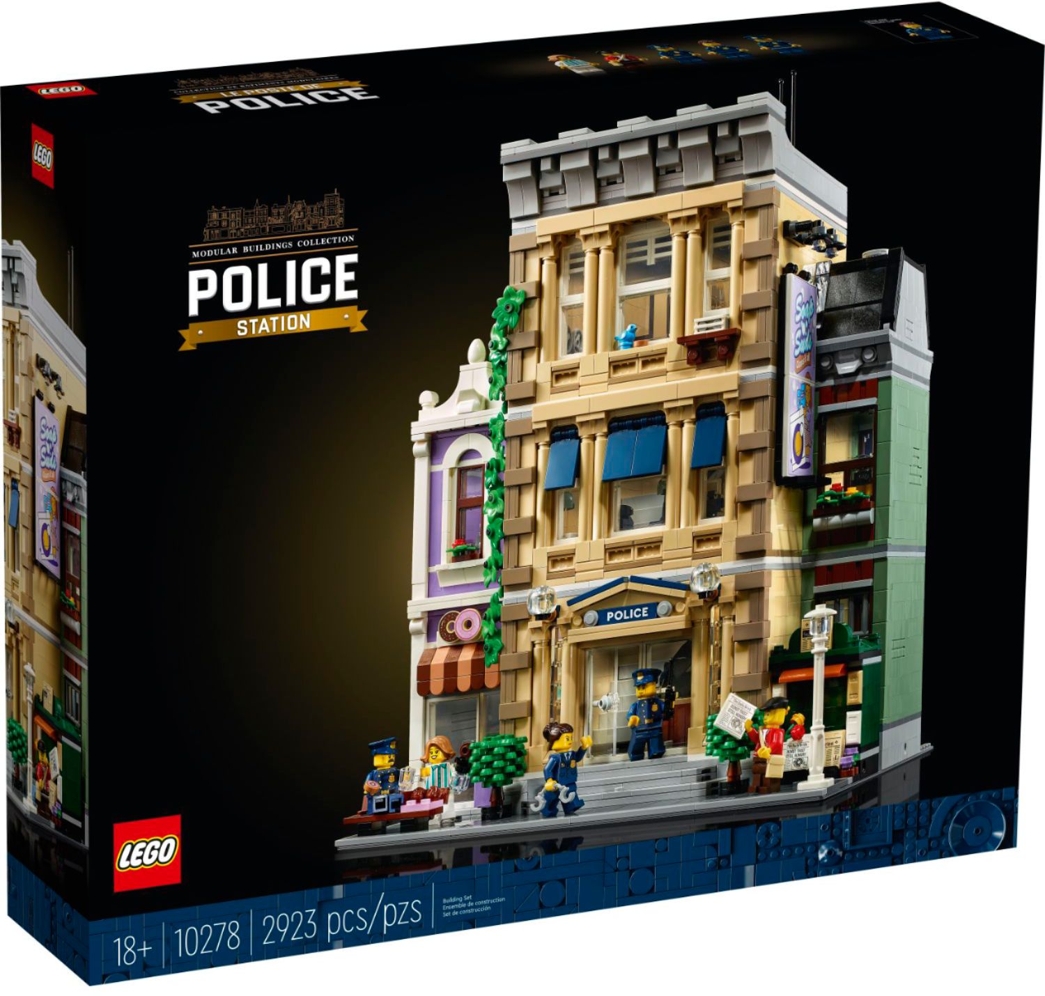 Left View: LEGO - Icons Police Station 10278