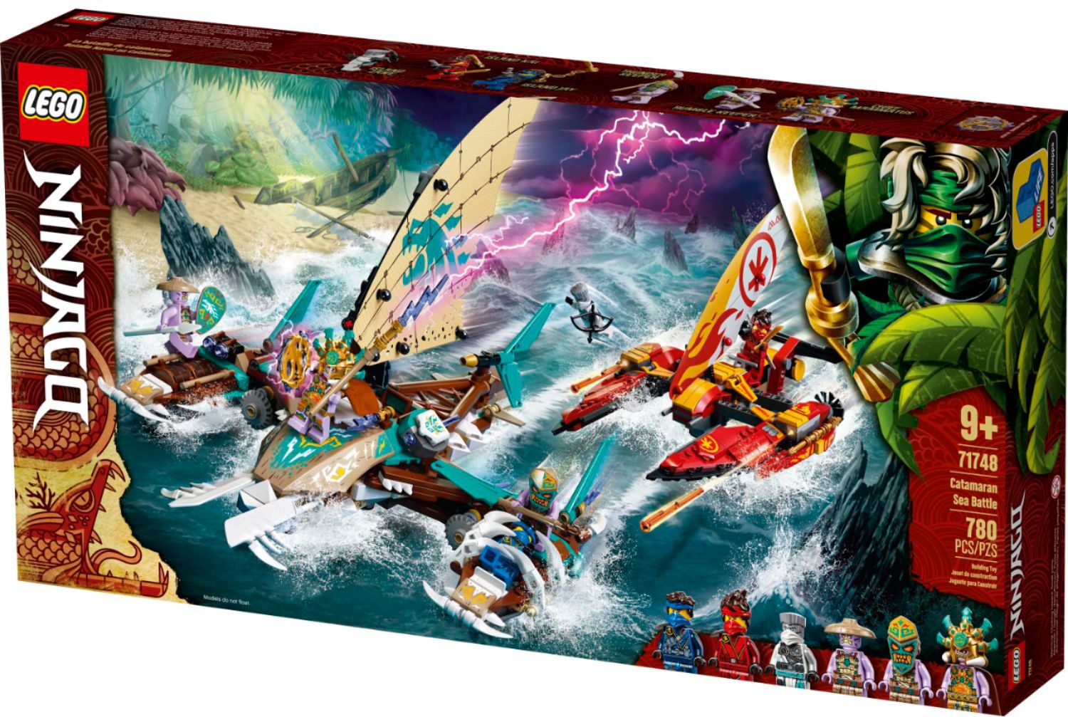LEGO Ninjago Catamaran Sea Battle 71748 6327854 - Best Buy