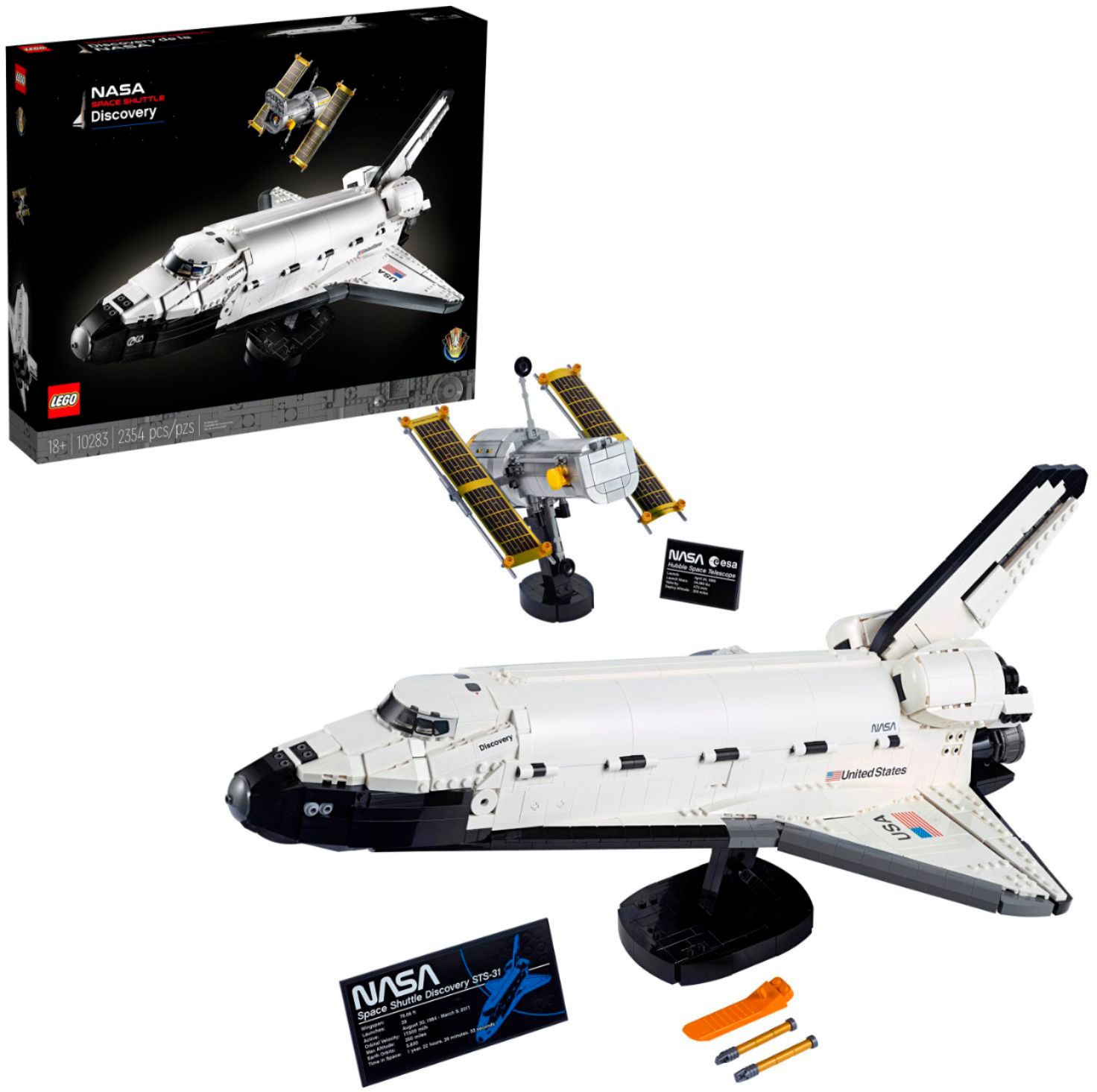 Troubled lobby støvle LEGO Icons NASA Space Shuttle Discovery 10283 6332941 - Best Buy