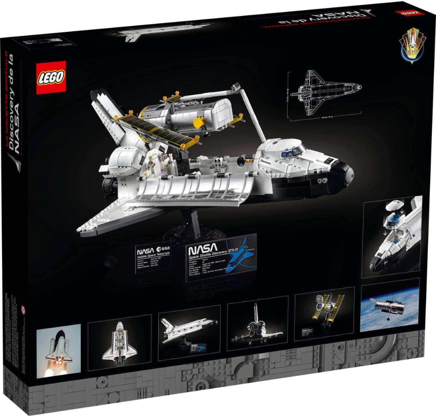 Alt View 11. LEGO - Icons NASA Space Shuttle Discovery 10283.