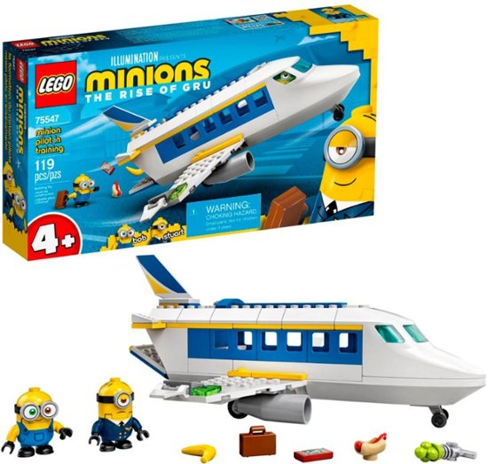 Front Zoom. LEGO - Minions Minion Pilot in Training 75547.