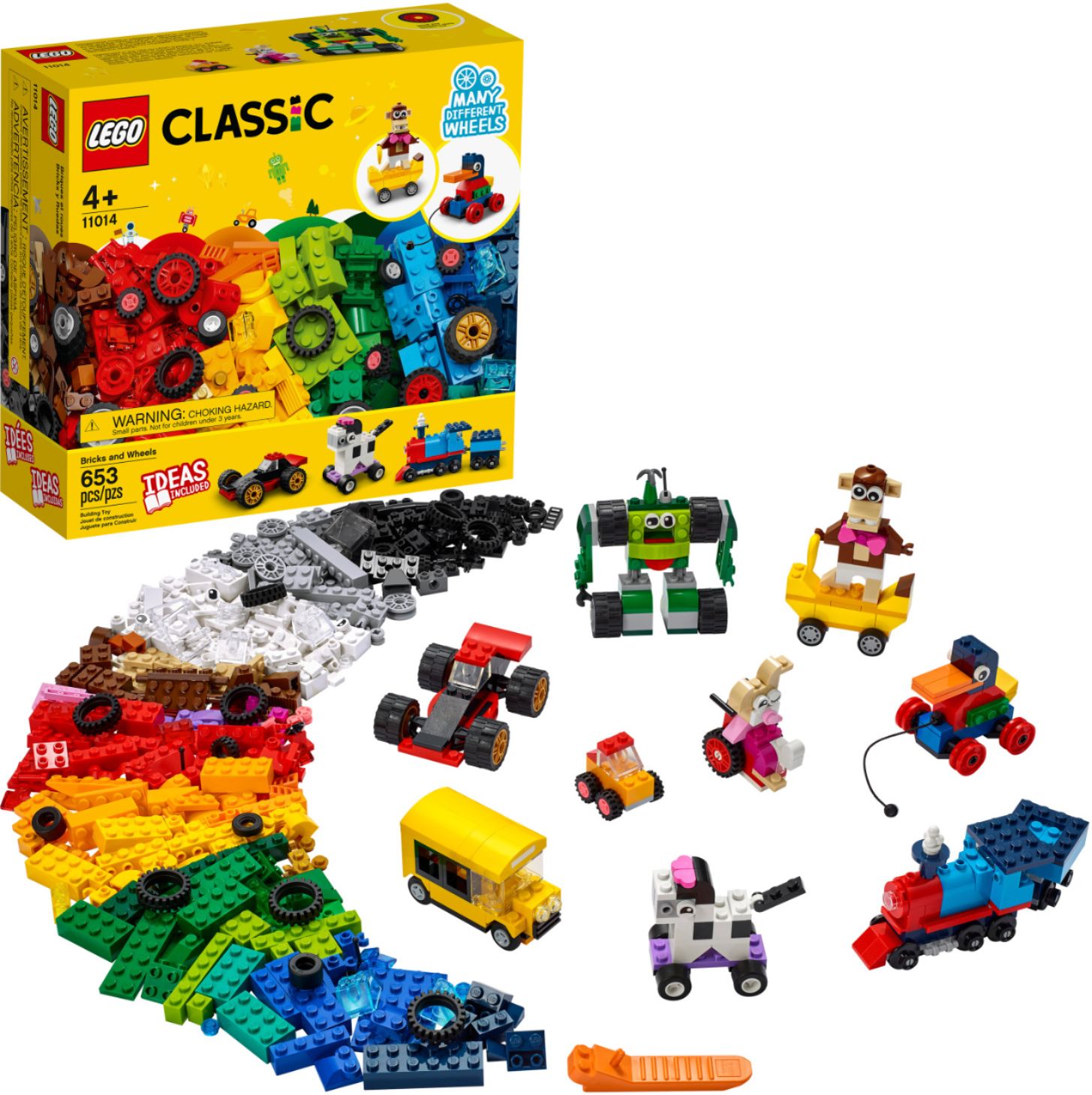 LEGO Classic Bricks Wheels 11014 6327643 - Best Buy