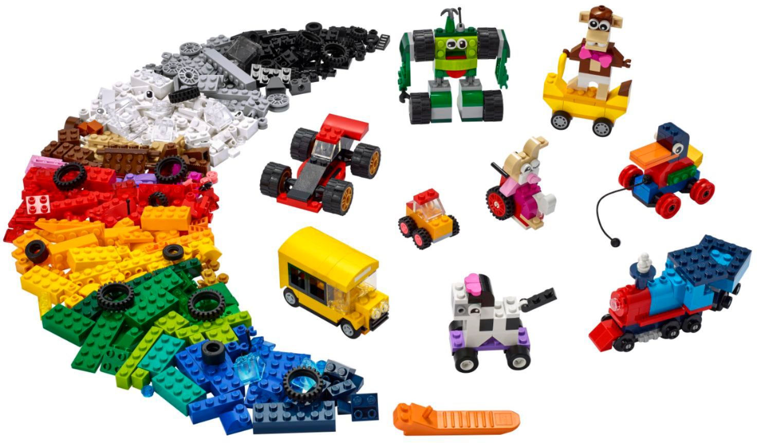 LEGO Classic Bricks and Wheels 11014 6327643 Best Buy