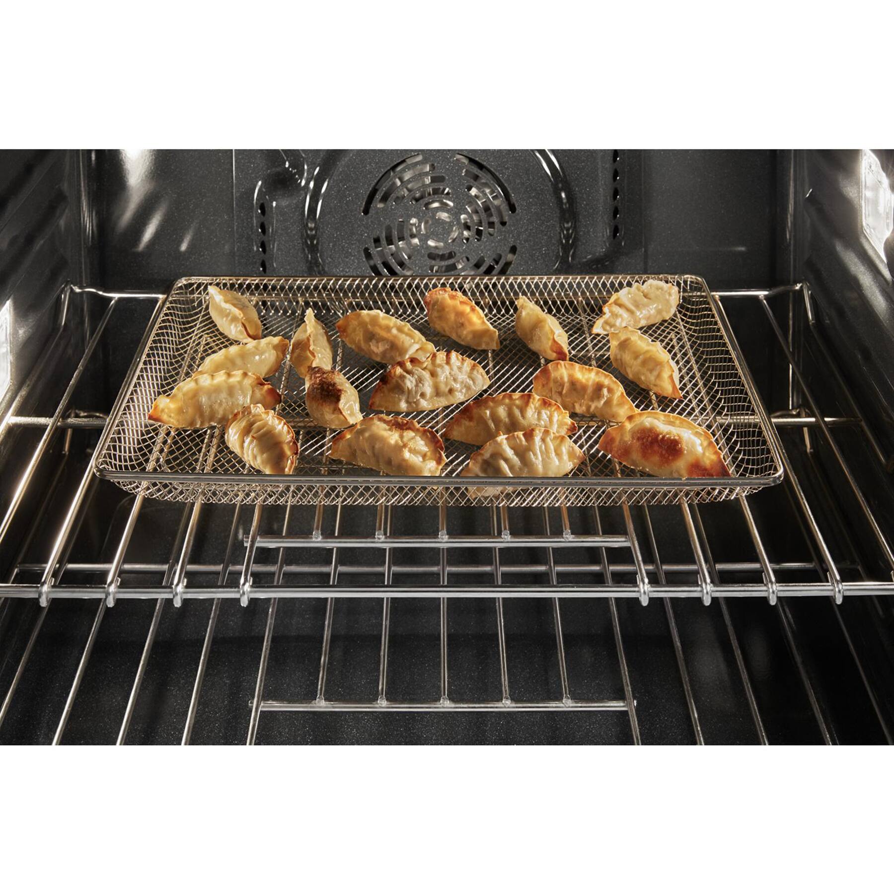 Alt View 17. Maytag - 30" Built-In Single Electric Convection Wall Oven with Air Fry - Fingerprint Resistant Stainless Steel.