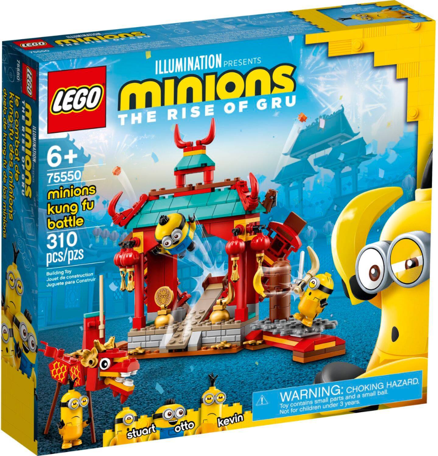 Left View: LEGO - Minions Minions Kung Fu Battle 75550