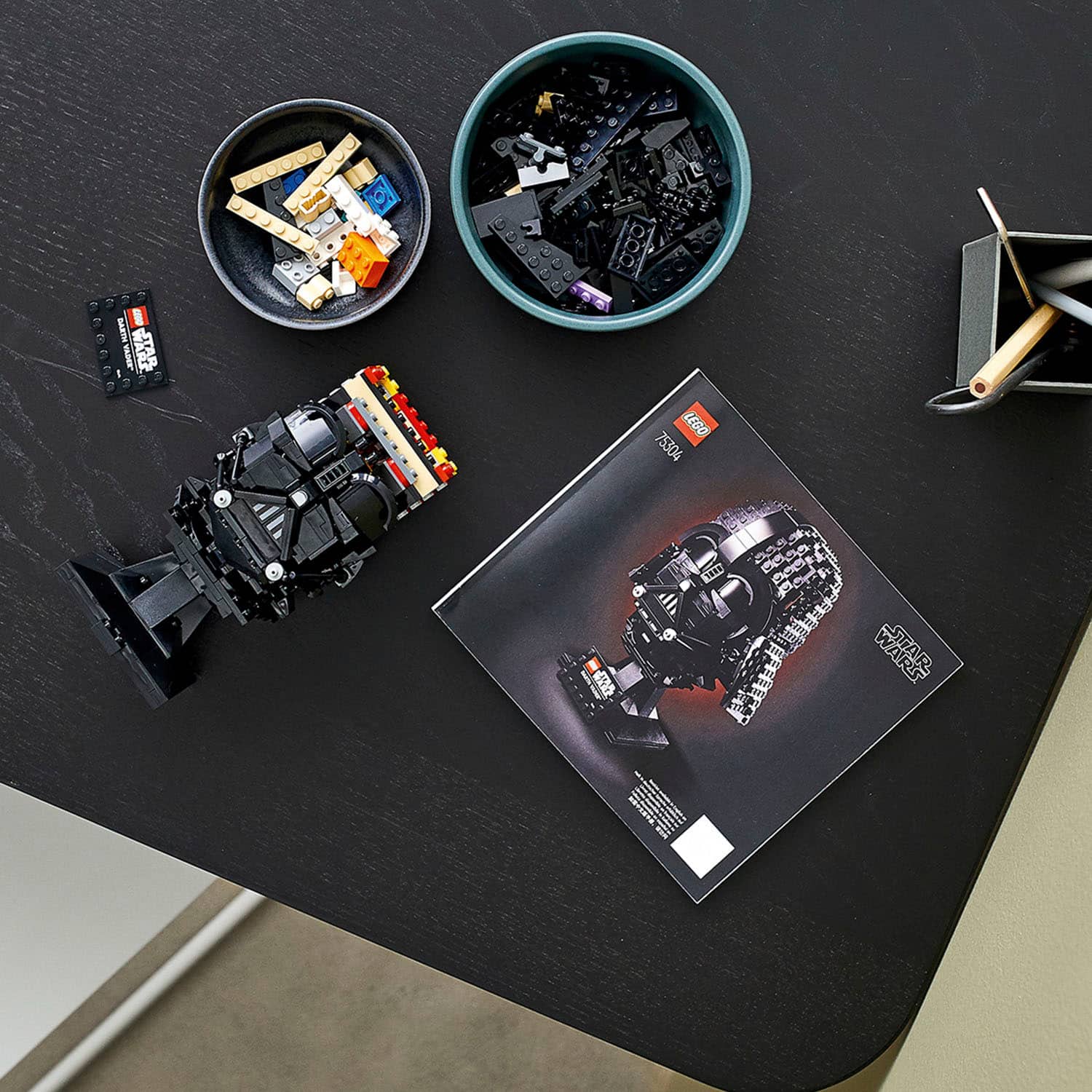 Alt View 11. LEGO - Star Wars Darth Vader Helmet 75304 Collectible Building Kit (834 Pieces).