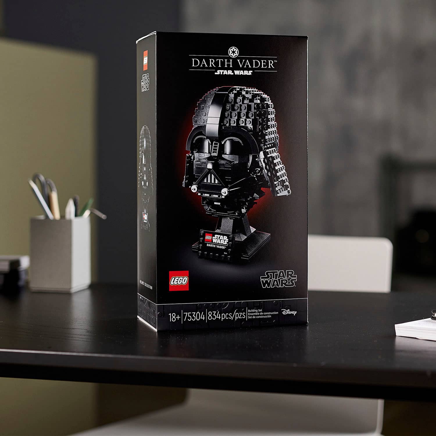 Alt View 12. LEGO - Star Wars Darth Vader Helmet 75304 Collectible Building Kit (834 Pieces).