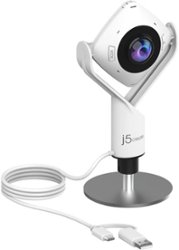 j5create - 360° All Around Webcam - White - Front_Zoom