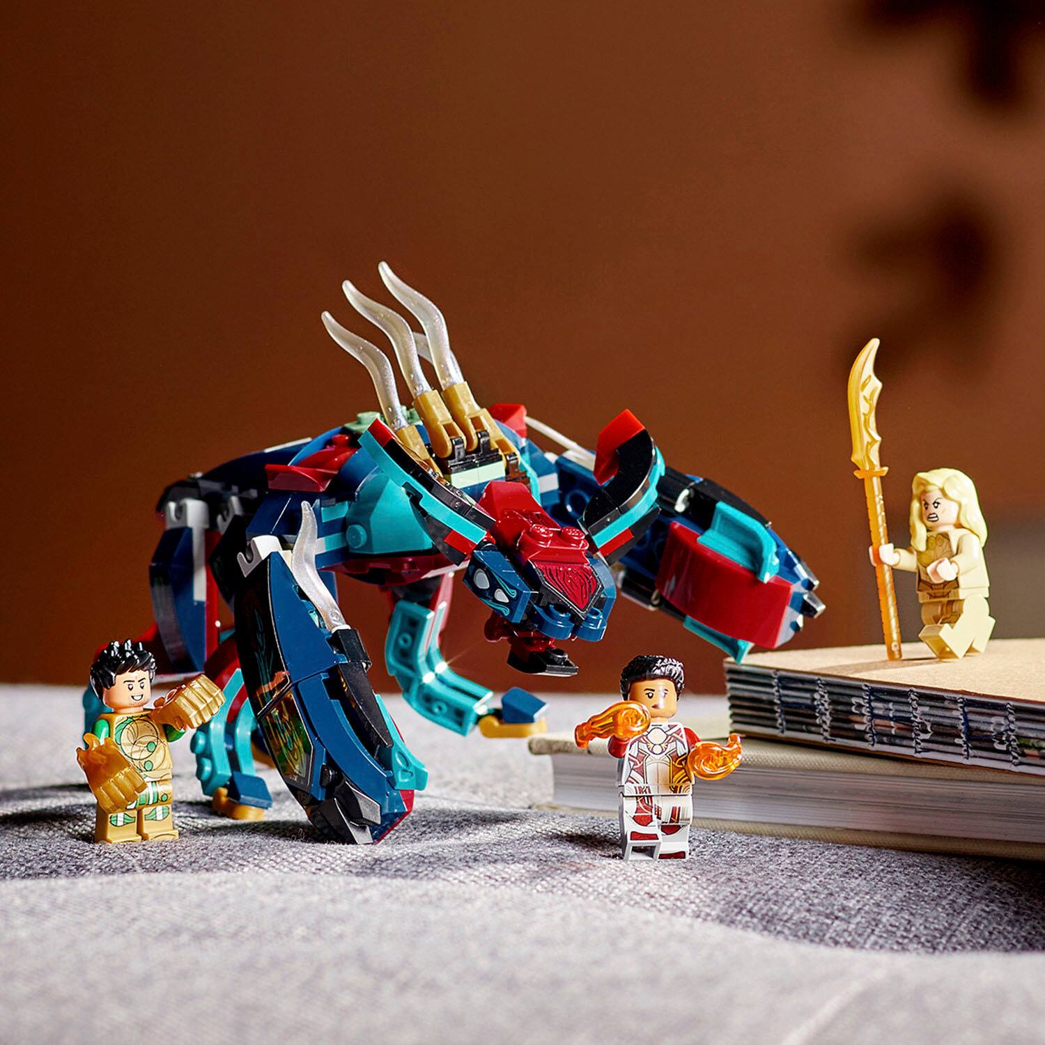 Left. LEGO - Super Heroes Deviant Ambush! 76154.