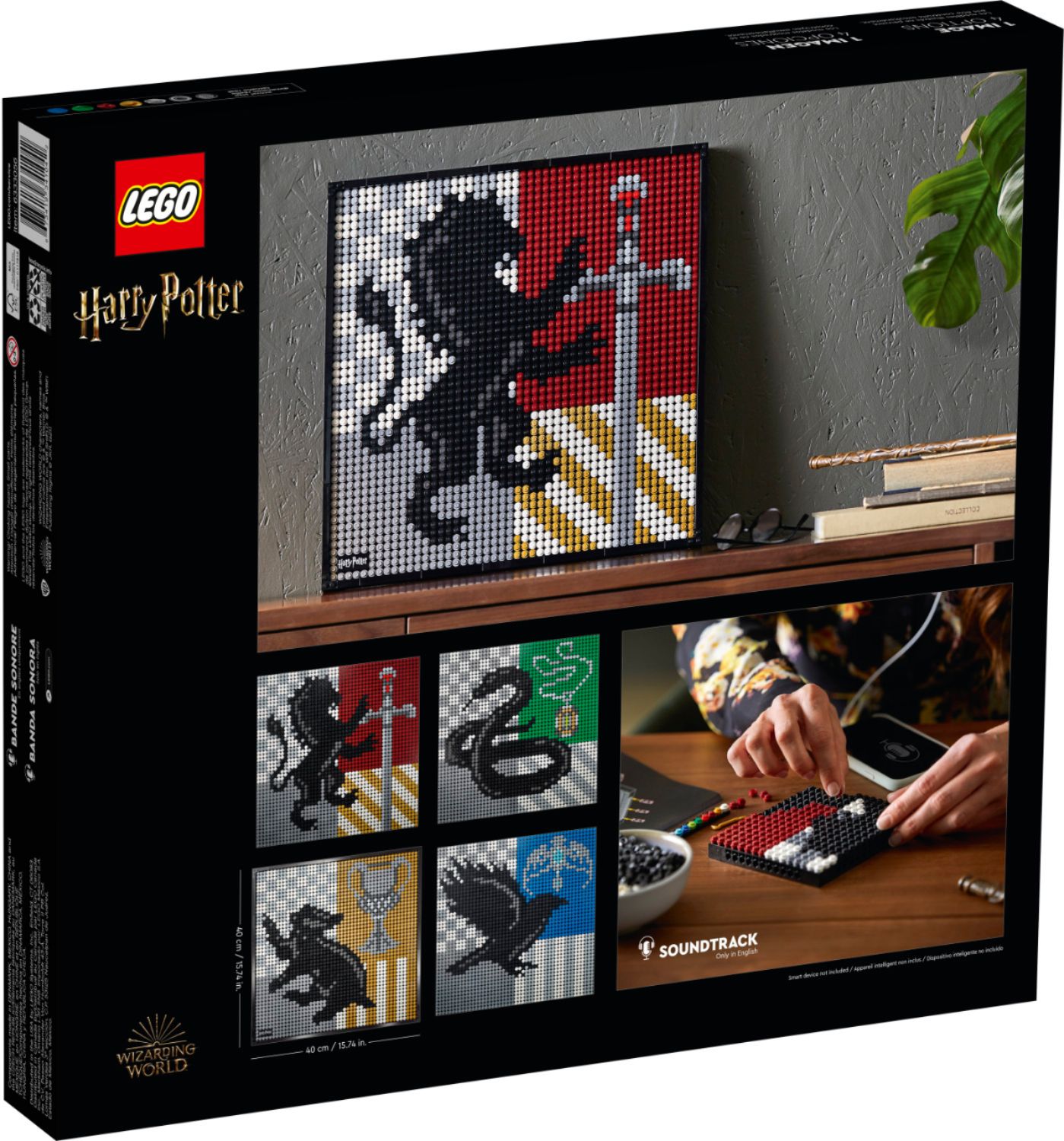 Best Buy: LEGO ART Harry Potter Hogwarts Crests 31201 6333056