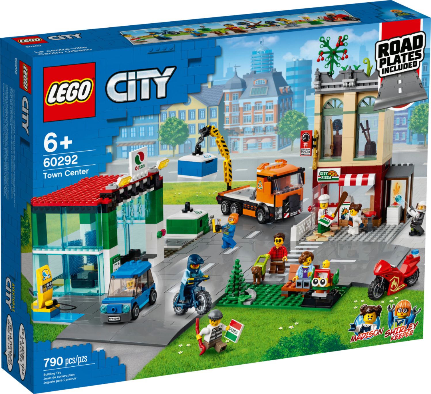 Left View: LEGO - City Town Center 60292