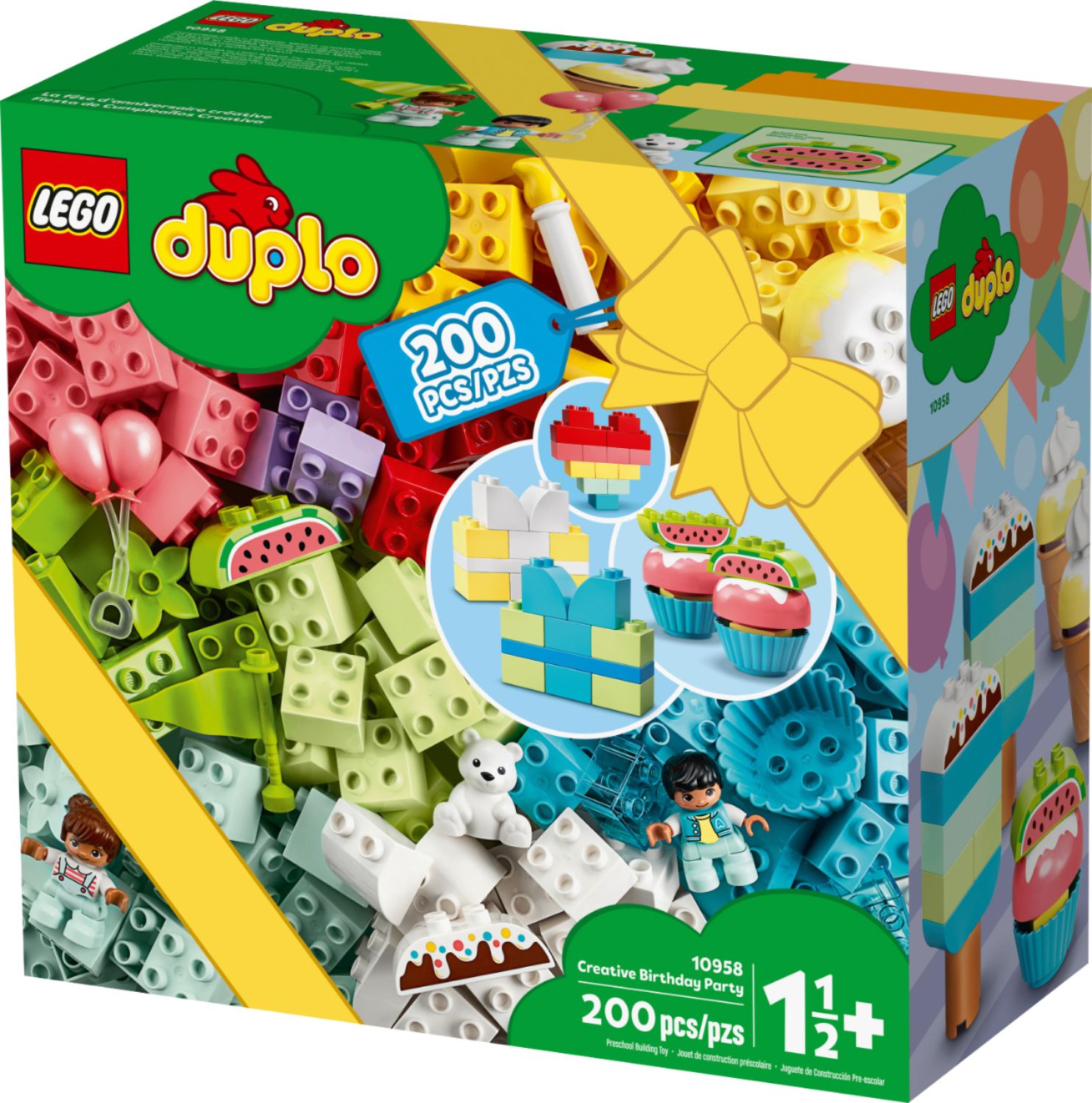 Angle View: LEGO - DUPLO Classic Creative Birthday Party 10958