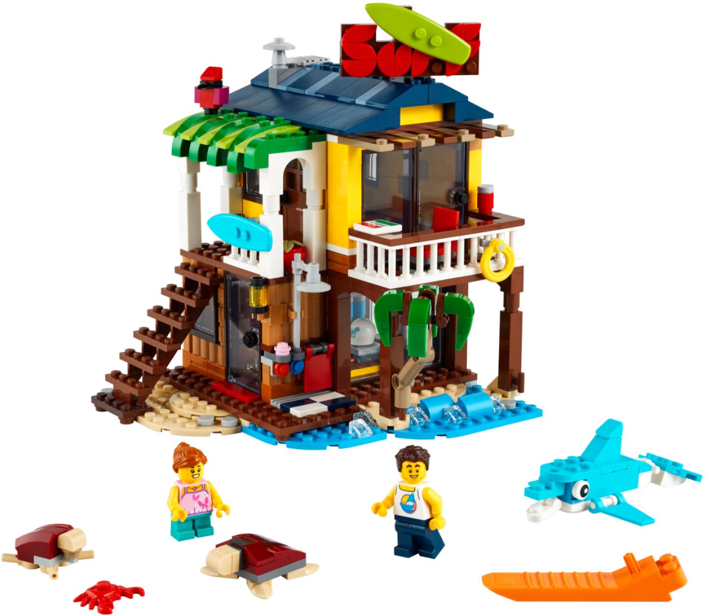 tom Sanselig James Dyson LEGO Creator 3 in 1 Surfer Beach House 31118 6327664 - Best Buy