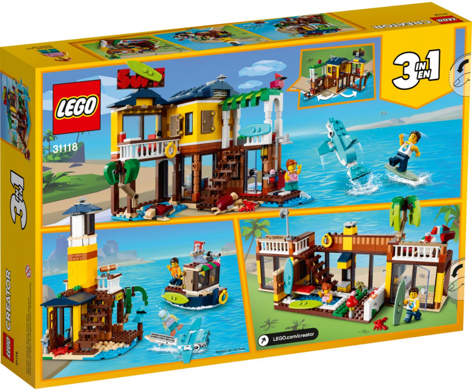 LEGO 3in1 Surfer Beach House 31118 6327664 Buy