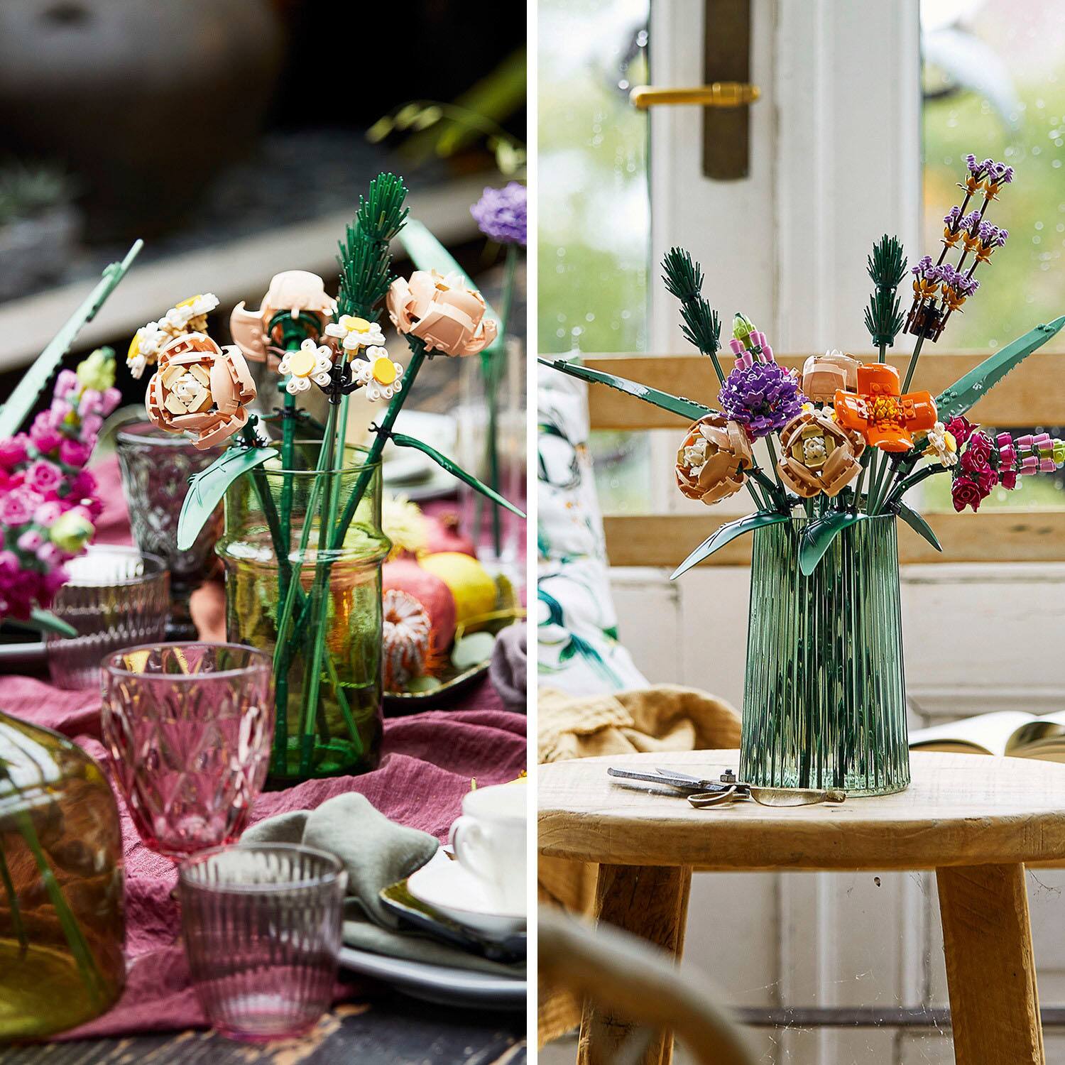 Alt View 11. LEGO - Botanical Collection Flower Bouquet 10280 Building Kit (756 Pieces).