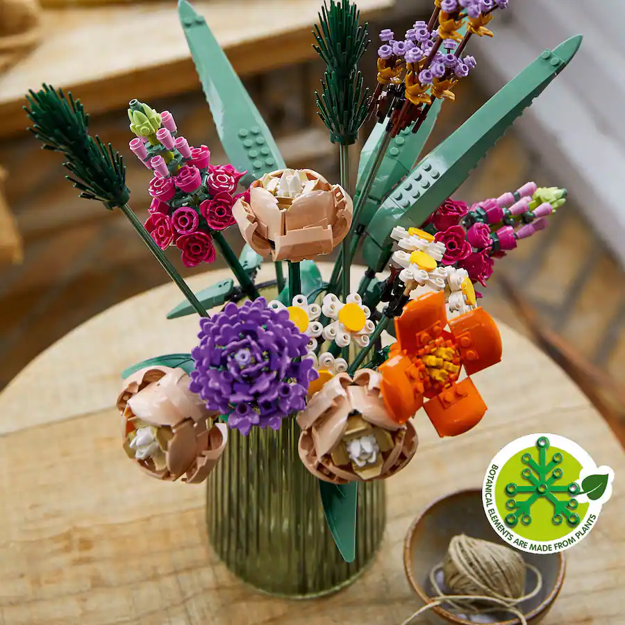 LEGO Botanical Collection Flower Bouquet 10280 Building Kit (756 Pieces ...