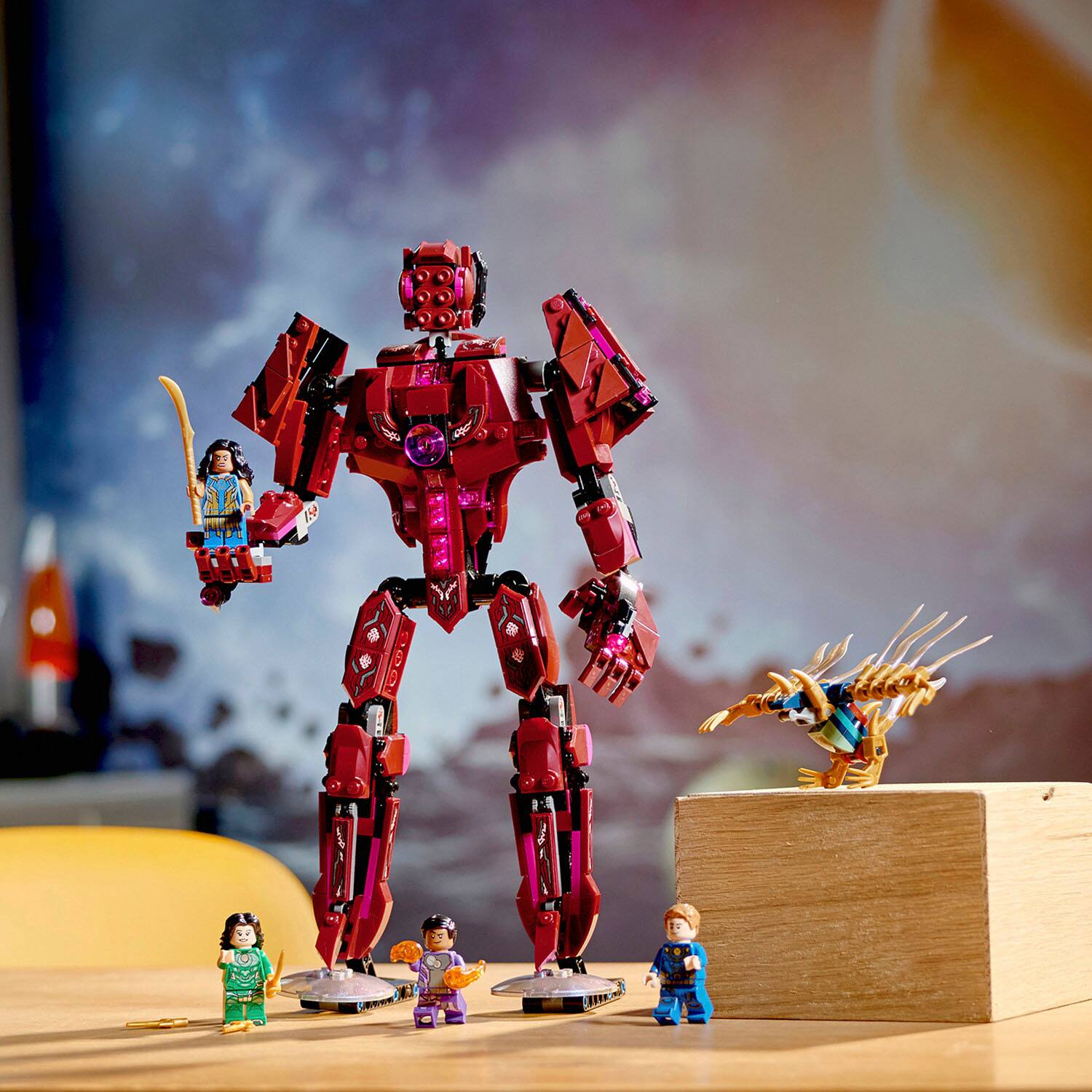 Left. LEGO - Super Heroes In Arishems Shadow 76155.