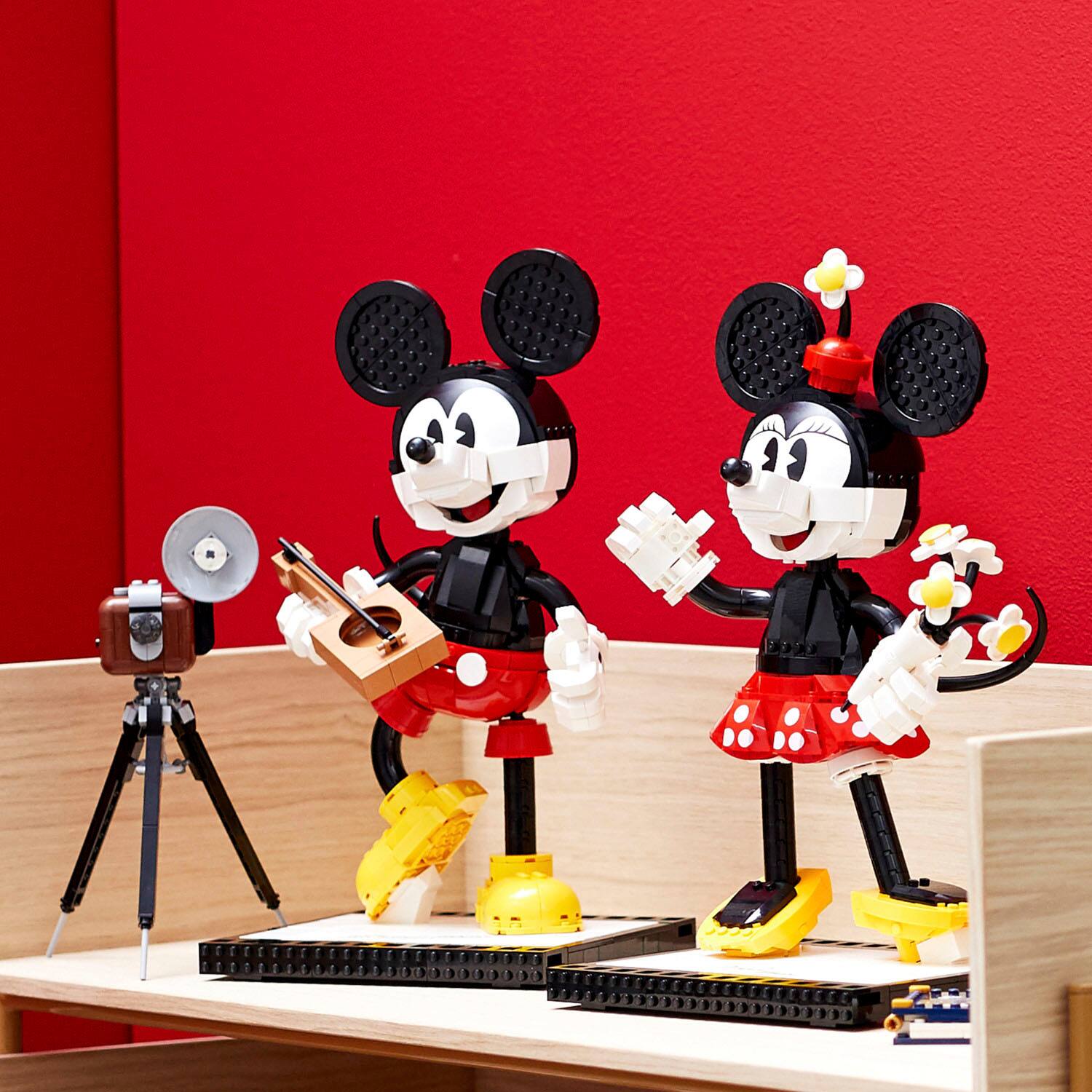 Alt View 13. LEGO - Disney Mickey Mouse & Minnie Mouse Buildable Characters (43179) Toy Building Kit (1,739 Pieces).