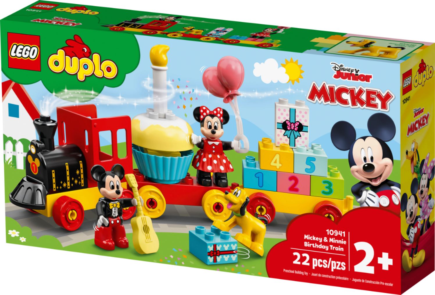 Smeren regenval koppeling LEGO DUPLO Disney Mickey & Minnie Birthday Train 10941 6332160 - Best Buy