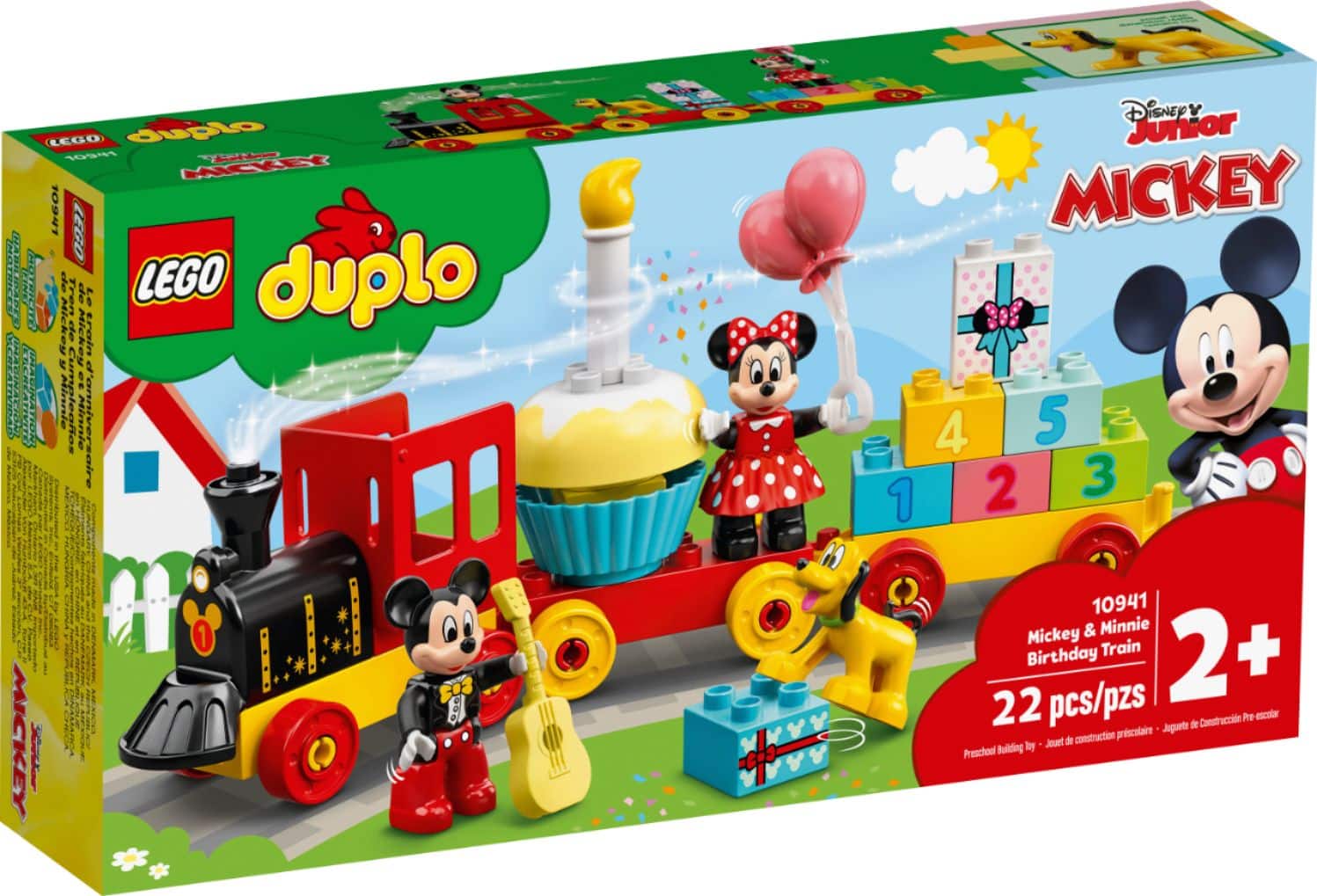 Left. LEGO - DUPLO Disney Mickey & Minnie Birthday Train 10941.